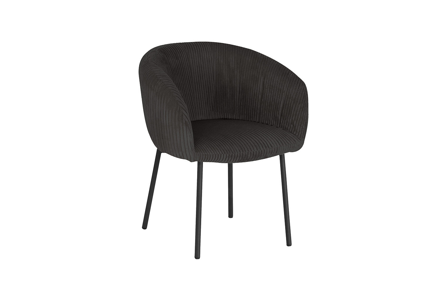 Rousseau - Stoel Sevilla Corduroy Grijs - 79x57x62 cm