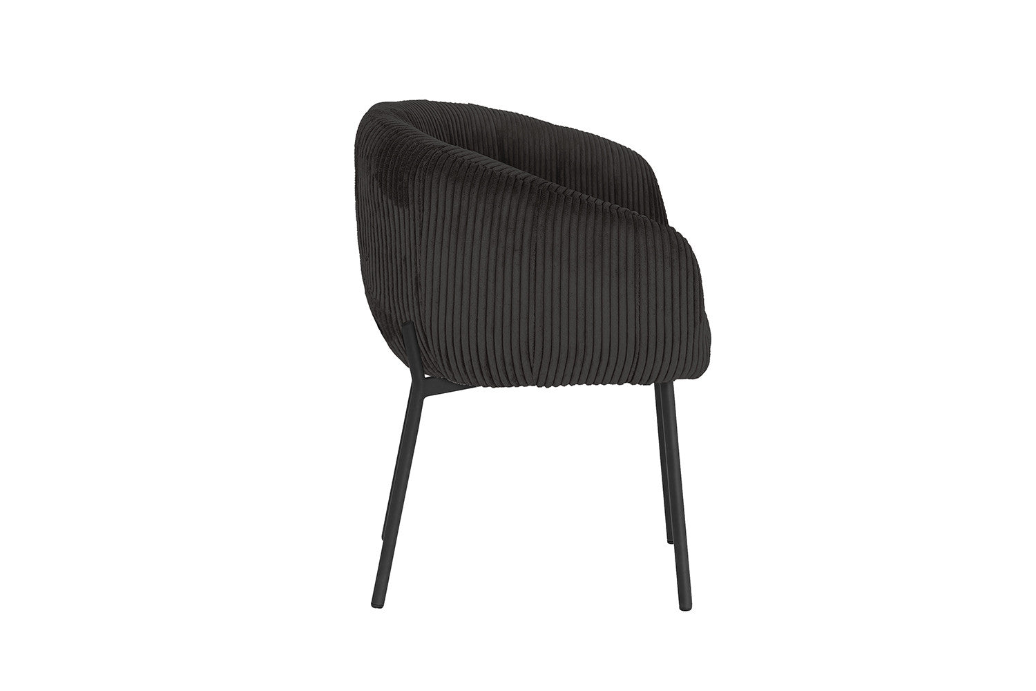 Rousseau - Stoel Sevilla Corduroy Grijs - 79x57x62 cm