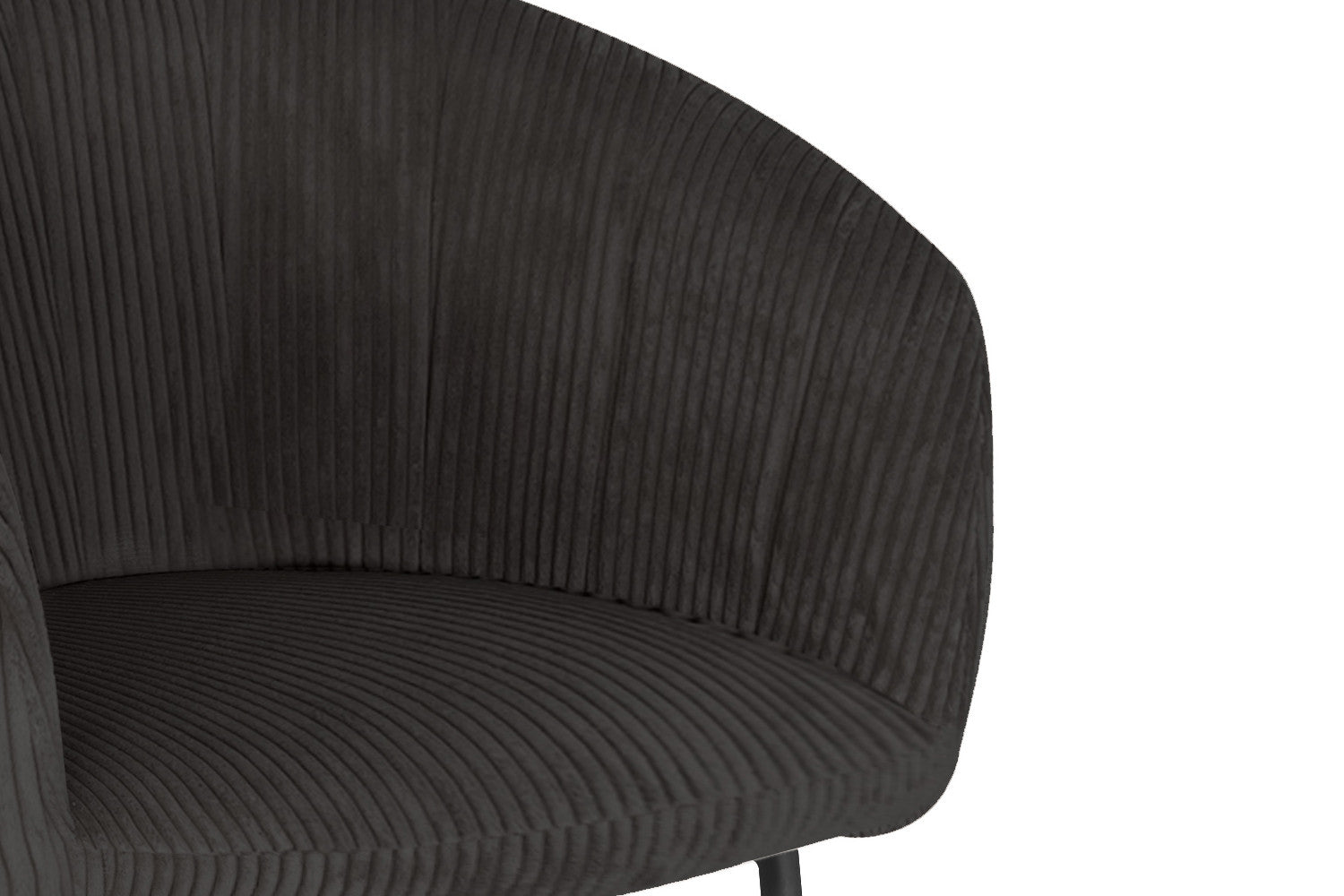 Rousseau - Stoel Sevilla Corduroy Grijs - 79x57x62 cm