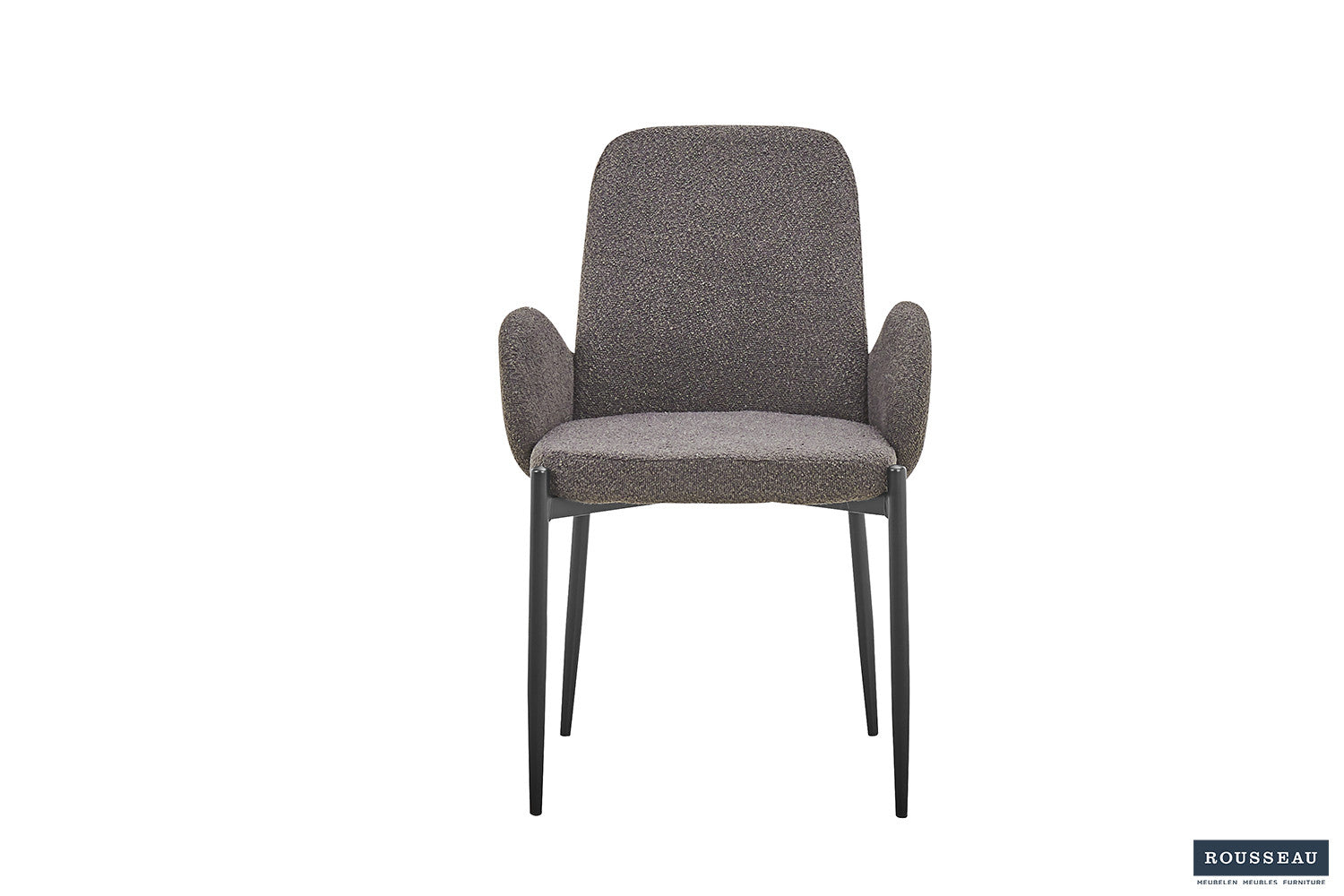 Rousseau - Stoel Bilbao Boucle - Grijs - 88x60x57 cm