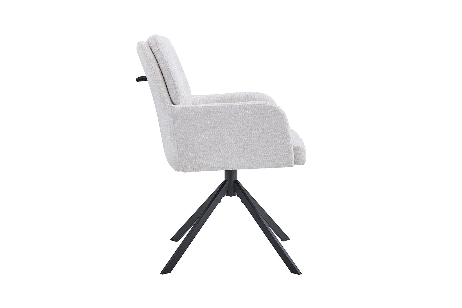 Rousseau - Stoel Granada - Stof -  Ecru - 85x50x62 cm