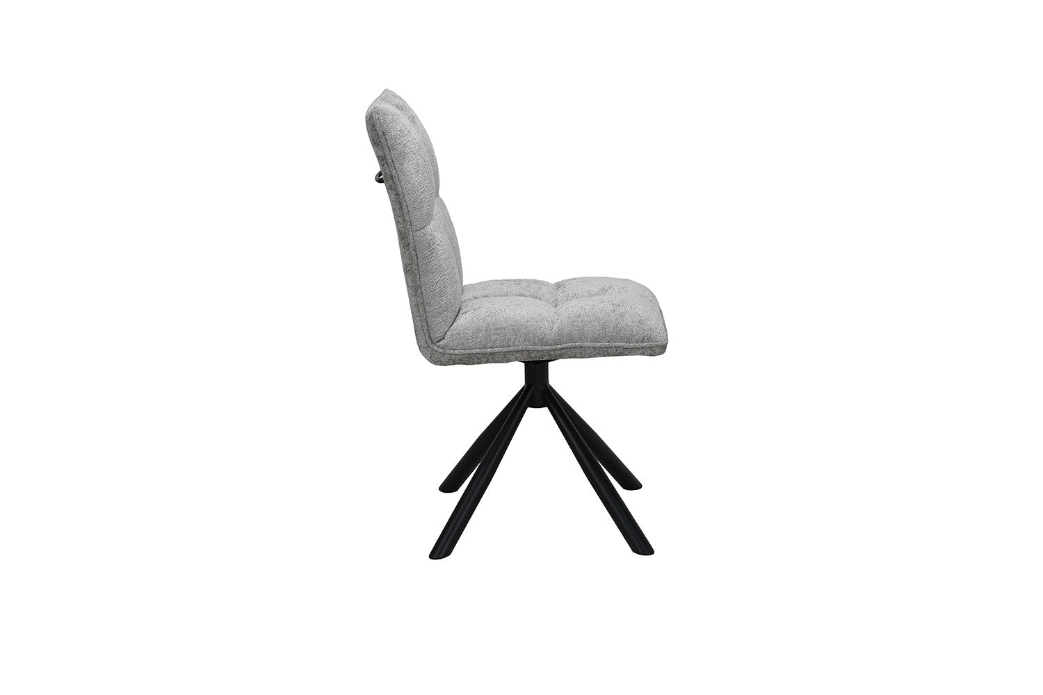 Rousseau - Chaise Jack - Tissu Gris Clair - 91x45x59 cm
