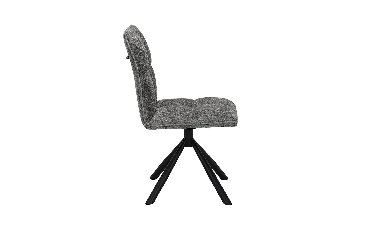 Rousseau - Chaise Jack - Tissu Gris - 91x45x59 cm