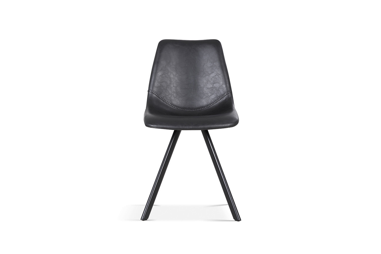 Rousseau - Stoel Emma PU Zwart - 83x46x60  cm