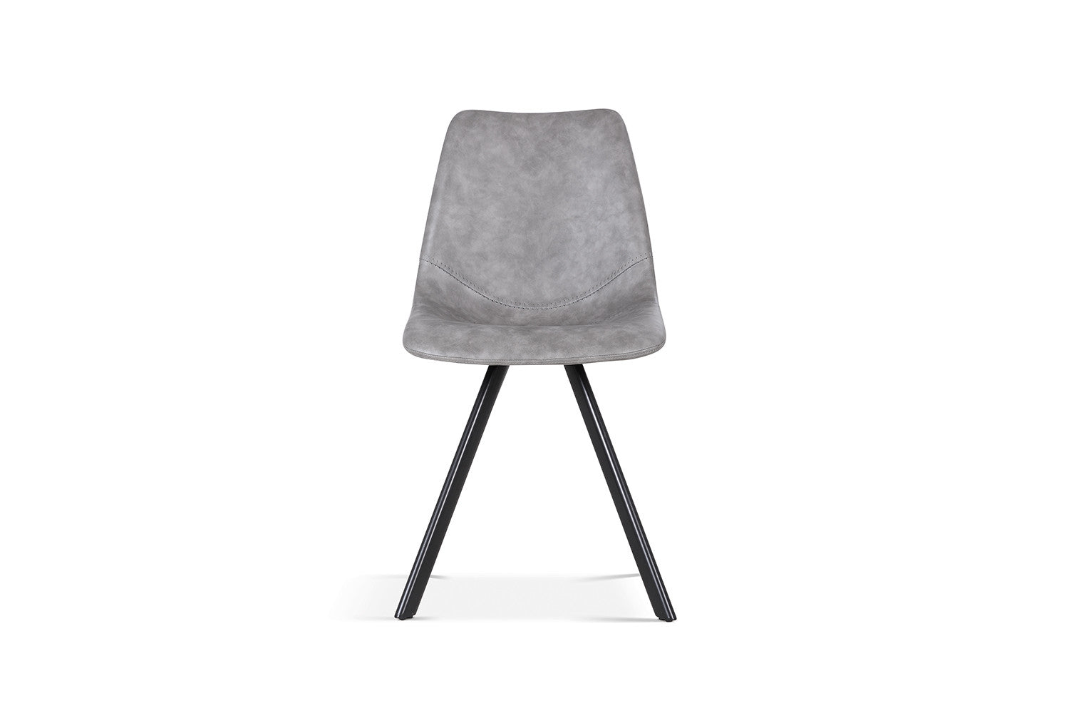 Rousseau - Stoel Emma PU Donkergrijs - 83x46x60  cm