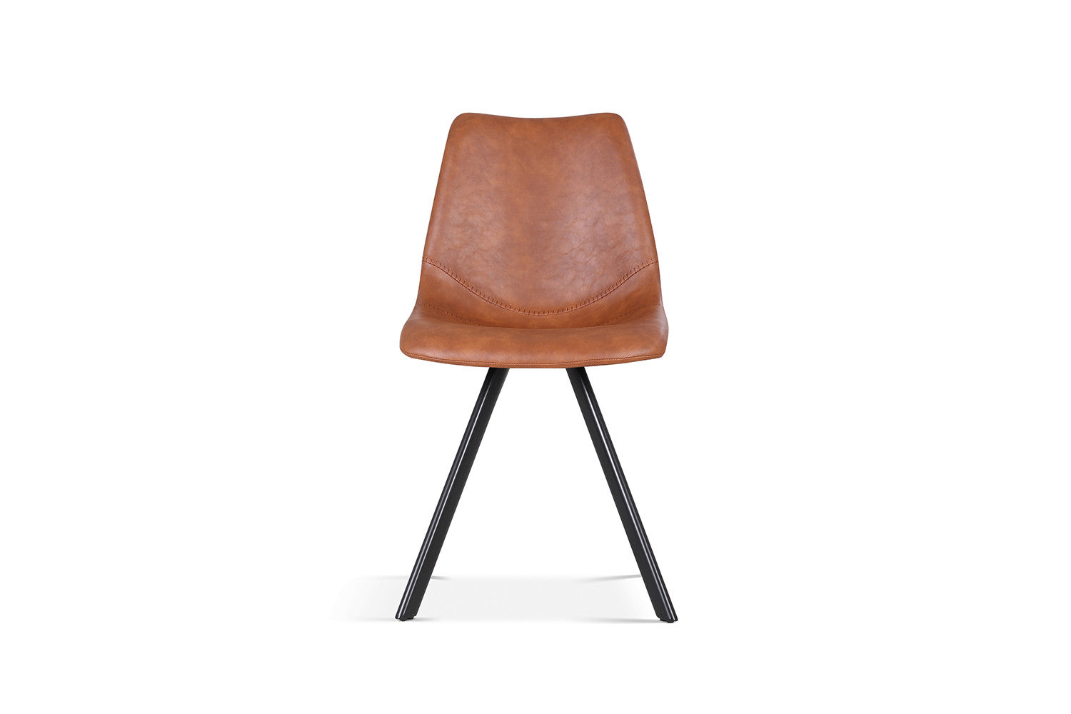 Rousseau - Stoel Emma PU Cognac - 83x46x60  cm