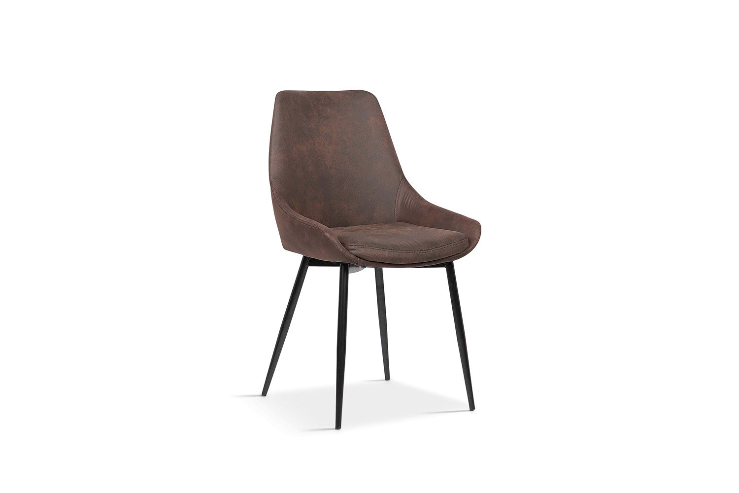 Rousseau - Stoel Mirano Micro fiber PU Bruin - 86x49x61 cm