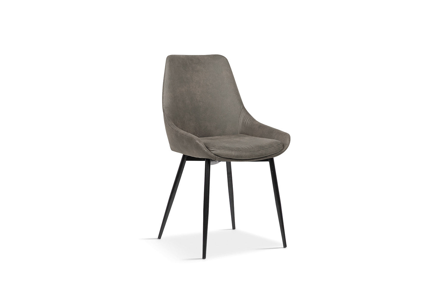Rousseau - Stoel Mirano Micro fiber PU Grijs - 86x49x61 cm