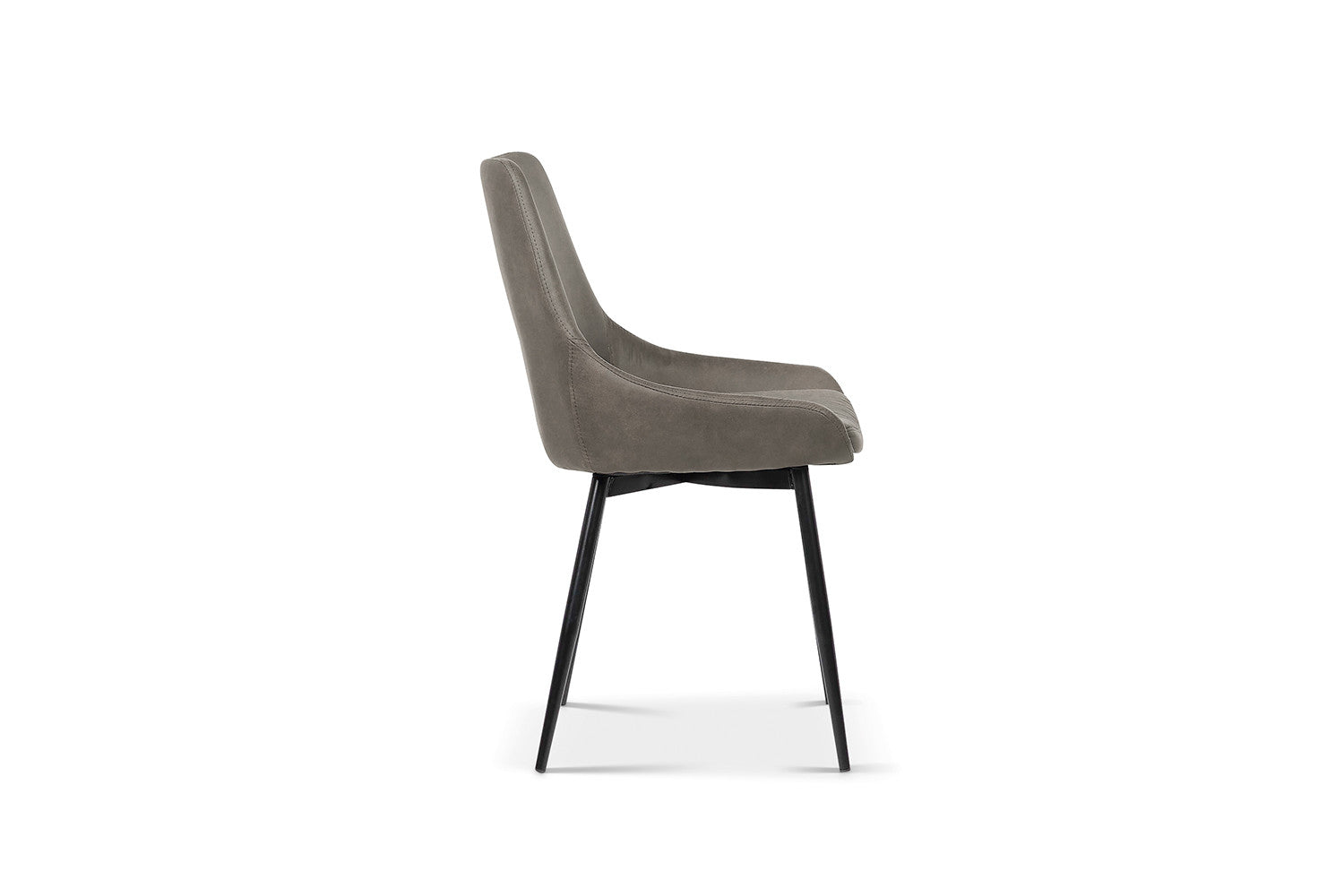 Rousseau - Stoel Mirano Micro fiber PU Grijs - 86x49x61 cm