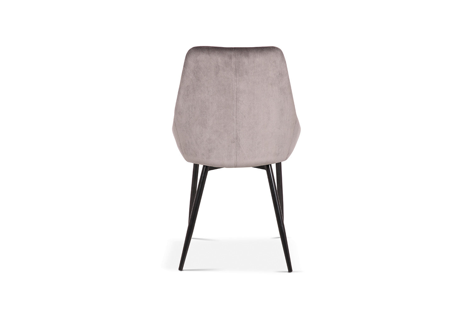 Rousseau - Stoel Mirano Fluweel Grijs - 86x49x61 cm