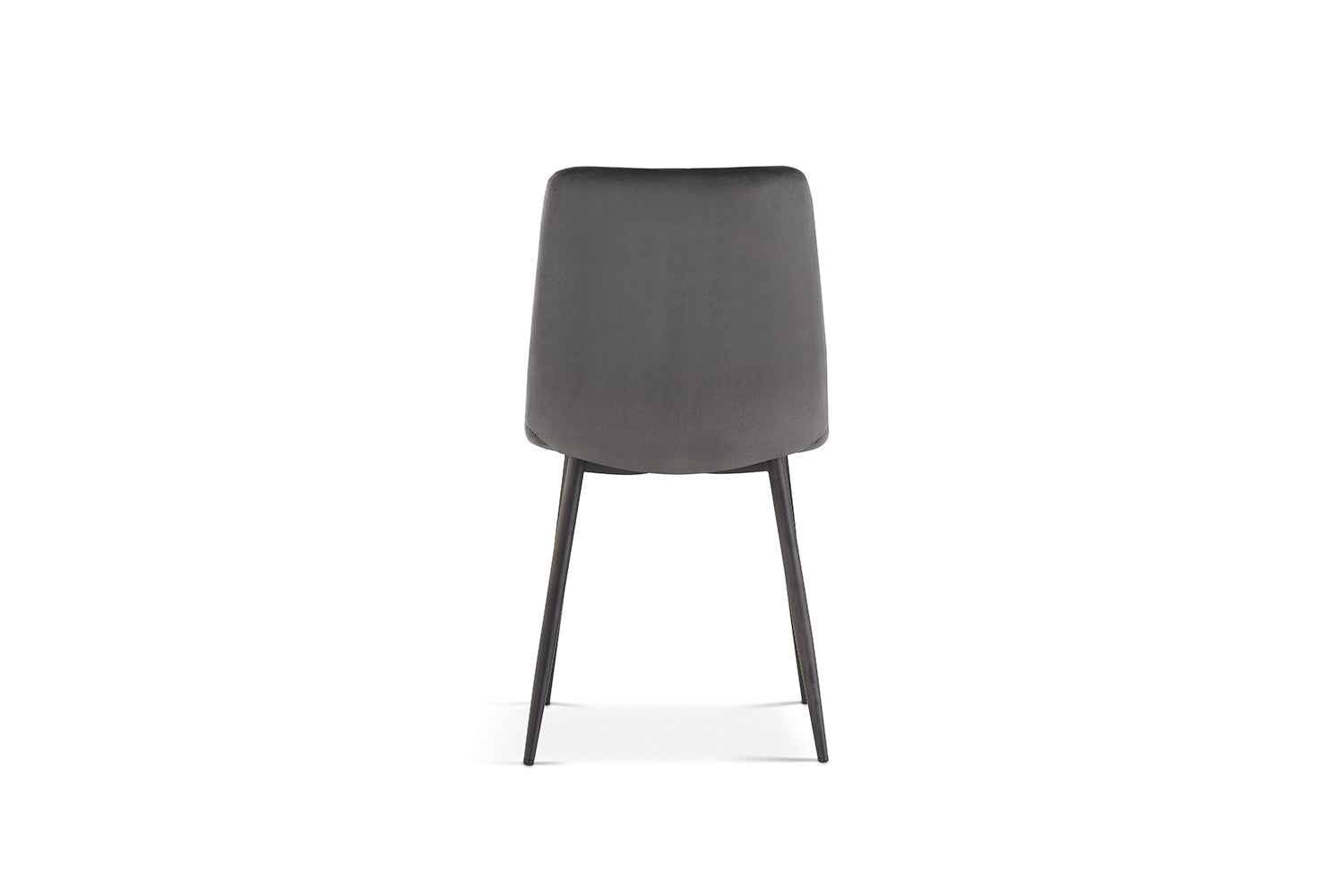 Rousseau - Stoel Willis Fluweel Grijs - 86x45x55 cm