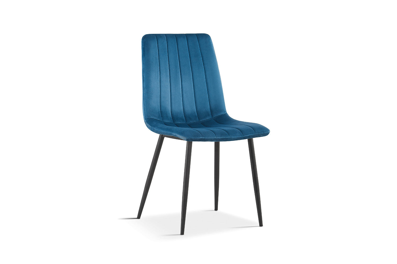 Rousseau - Chaise Willis Velours Bleu - 86x45x55 cm