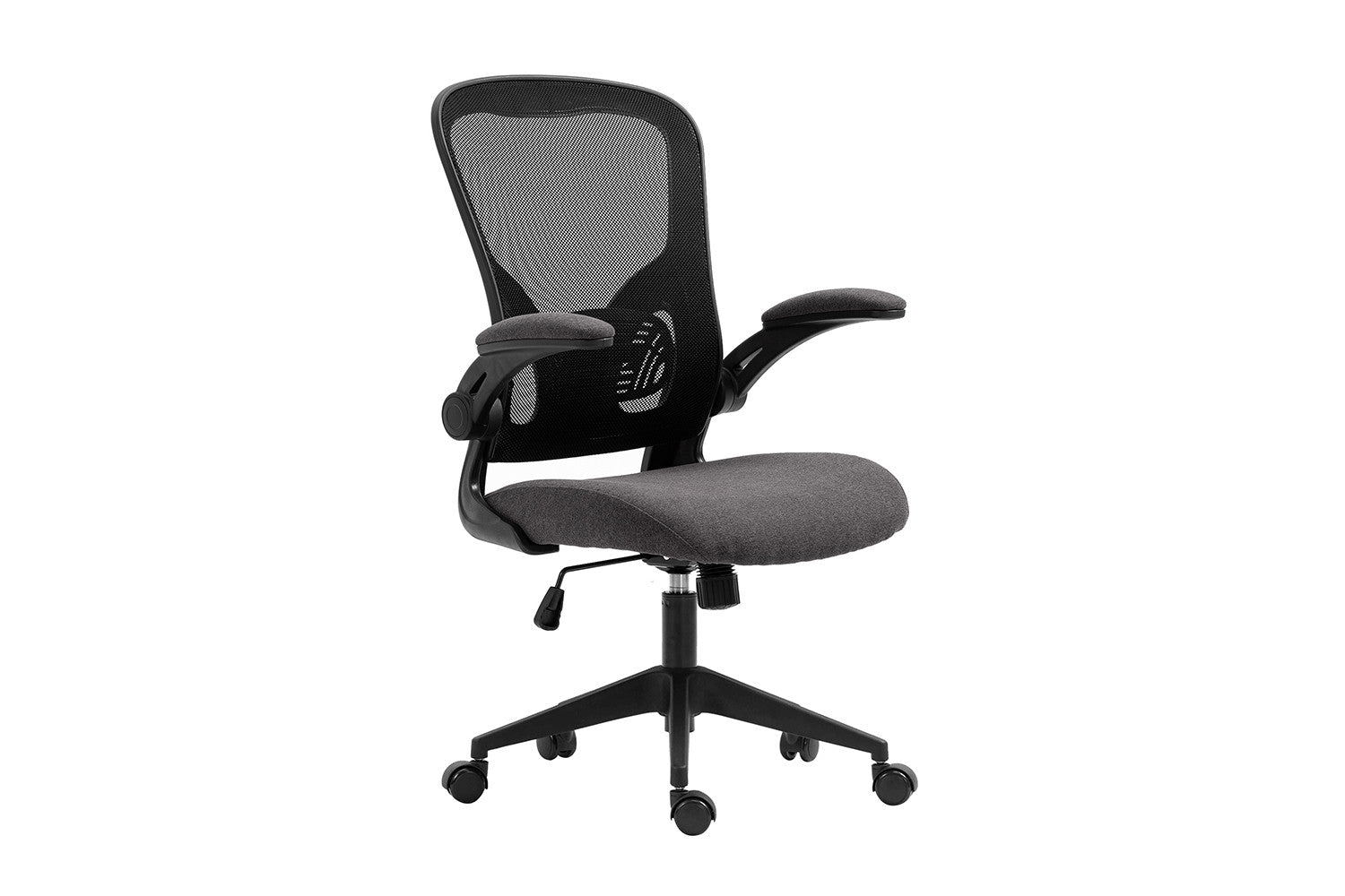 Rousseau - Chaise de bureau Marcos Mesh Noir/Gris - 100x64x58 cm