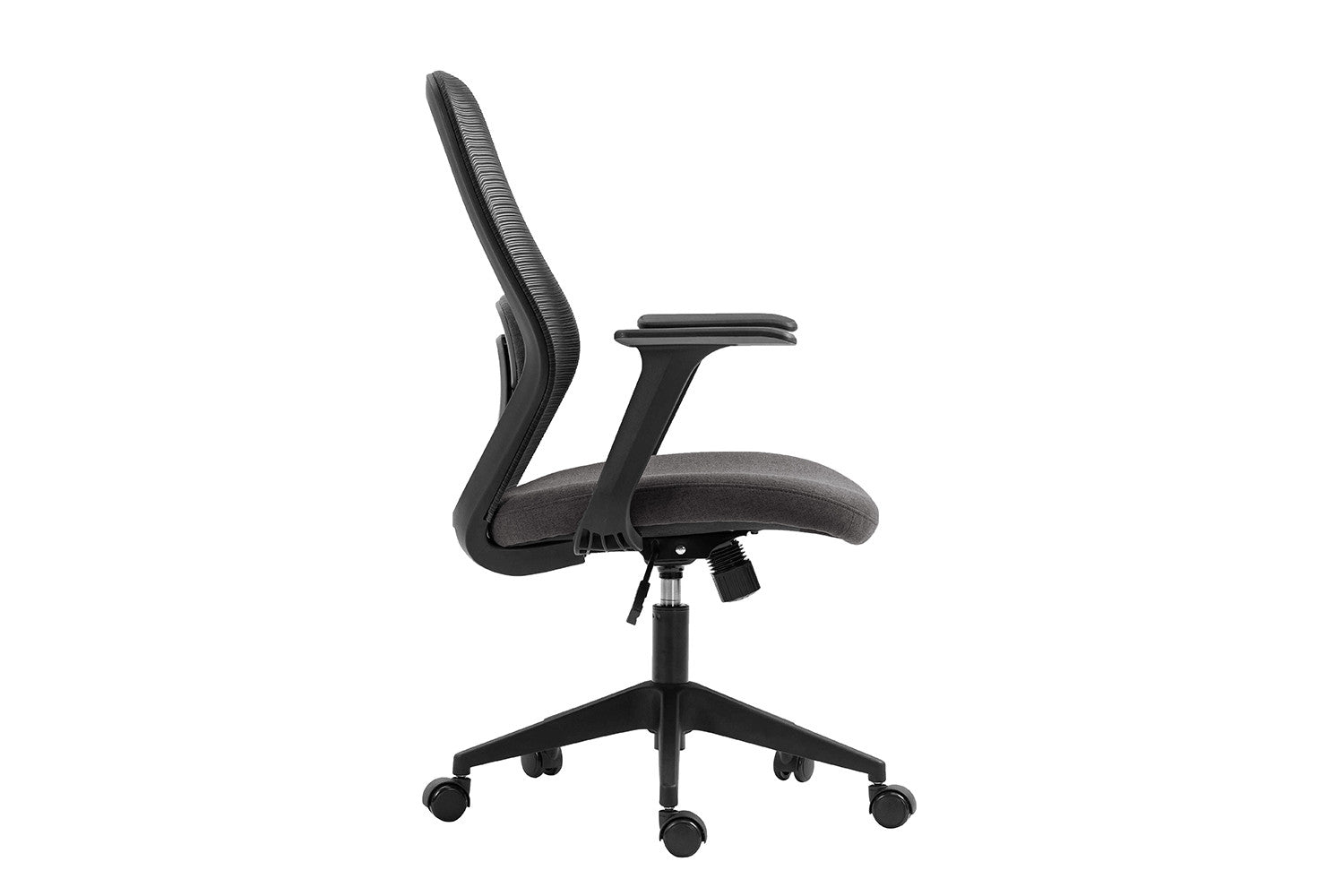 Rousseau - Bureaustoel Claude Mesh Zwart/Grijs - 97x60x58.5 cm