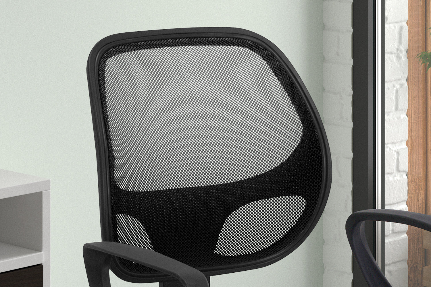 Rousseau - Chaise de bureau Hippa Mesh Noir - 86x58x53 cm