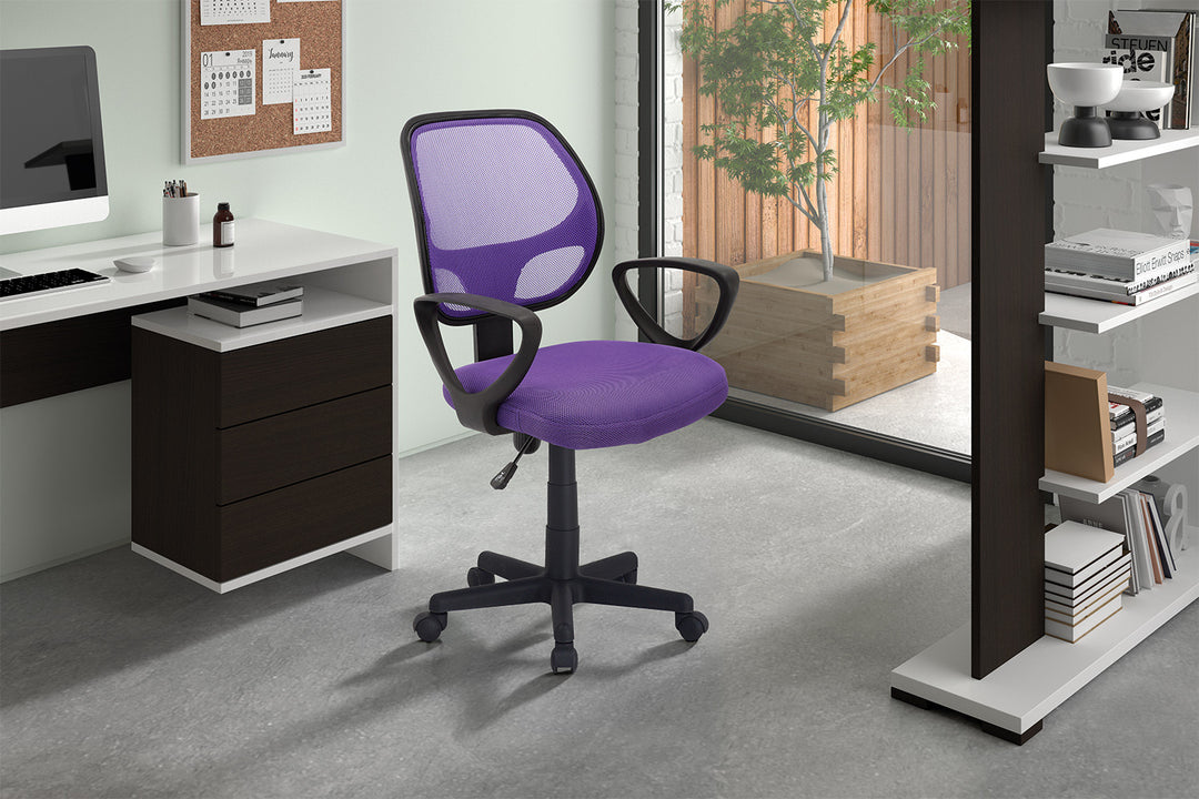 Rousseau - Bureaustoel Hippa Mesh Paars - 86x58x53 cm