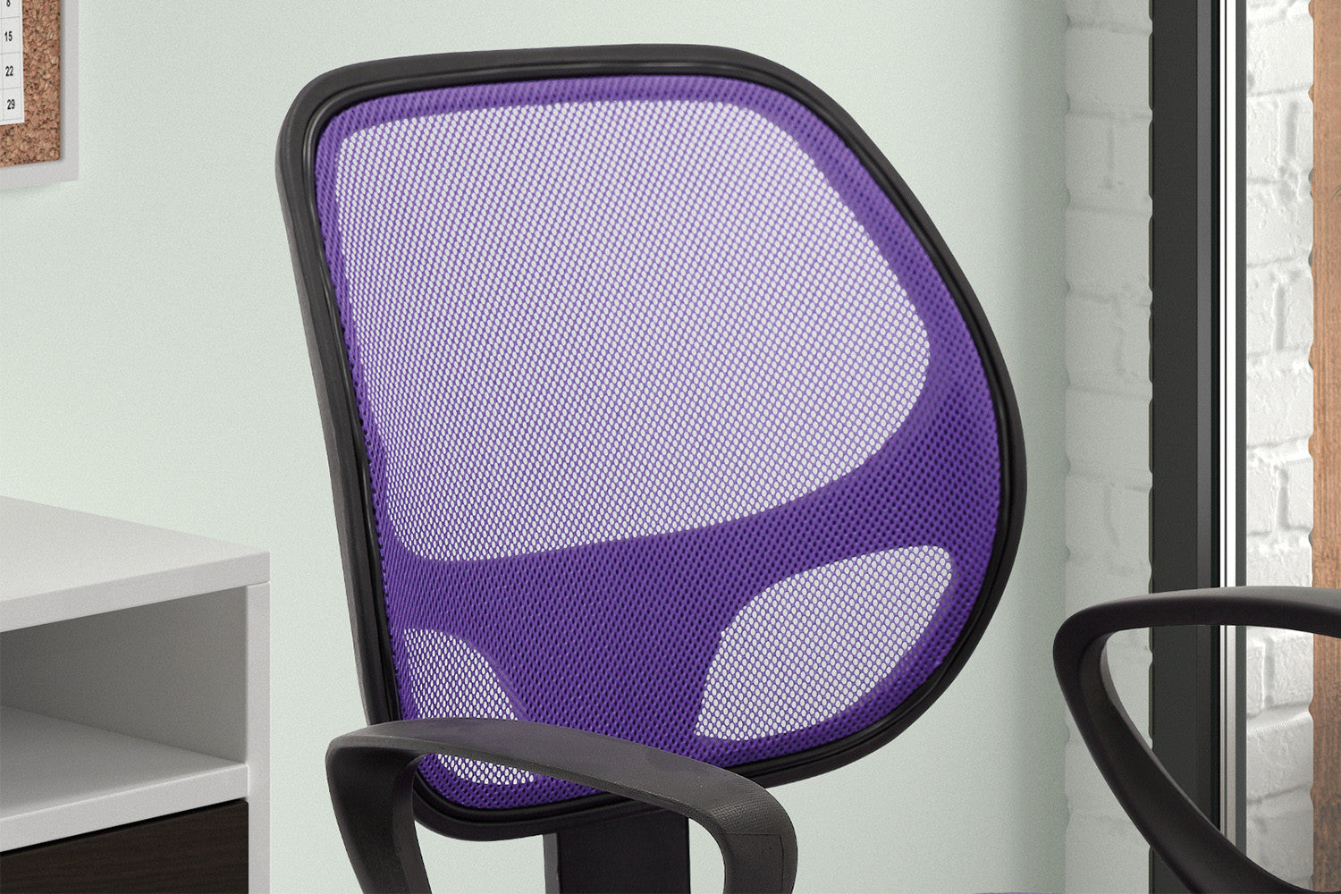 Rousseau - Bureaustoel Hippa Mesh Paars - 86x58x53 cm