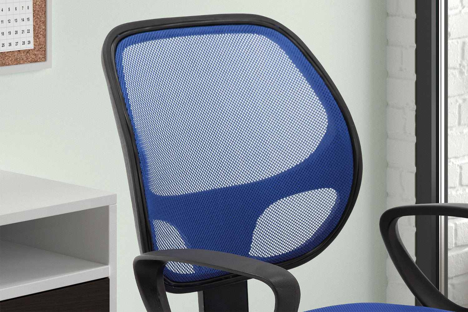 Rousseau - Bureaustoel Hippa Mesh Blauw - 86x58x53 cm