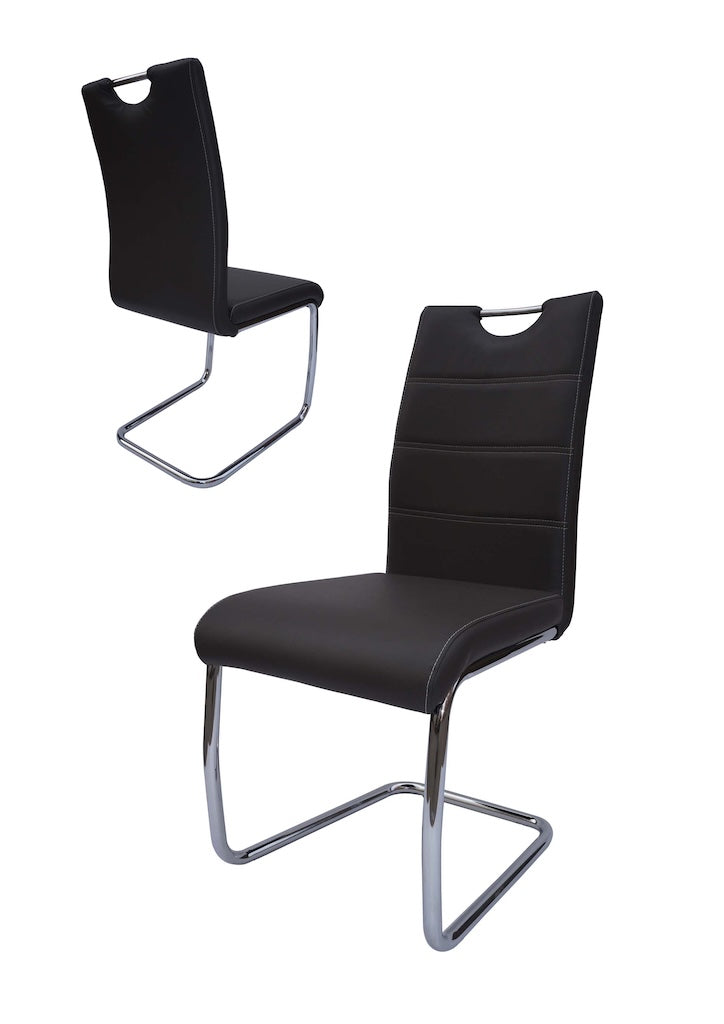 TYC - Eetkamerstoel  - S20 PU Grijs - 42x96x46cm