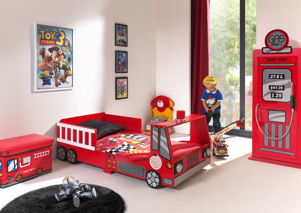 Peuter brandweerwagen 70x140 cm *