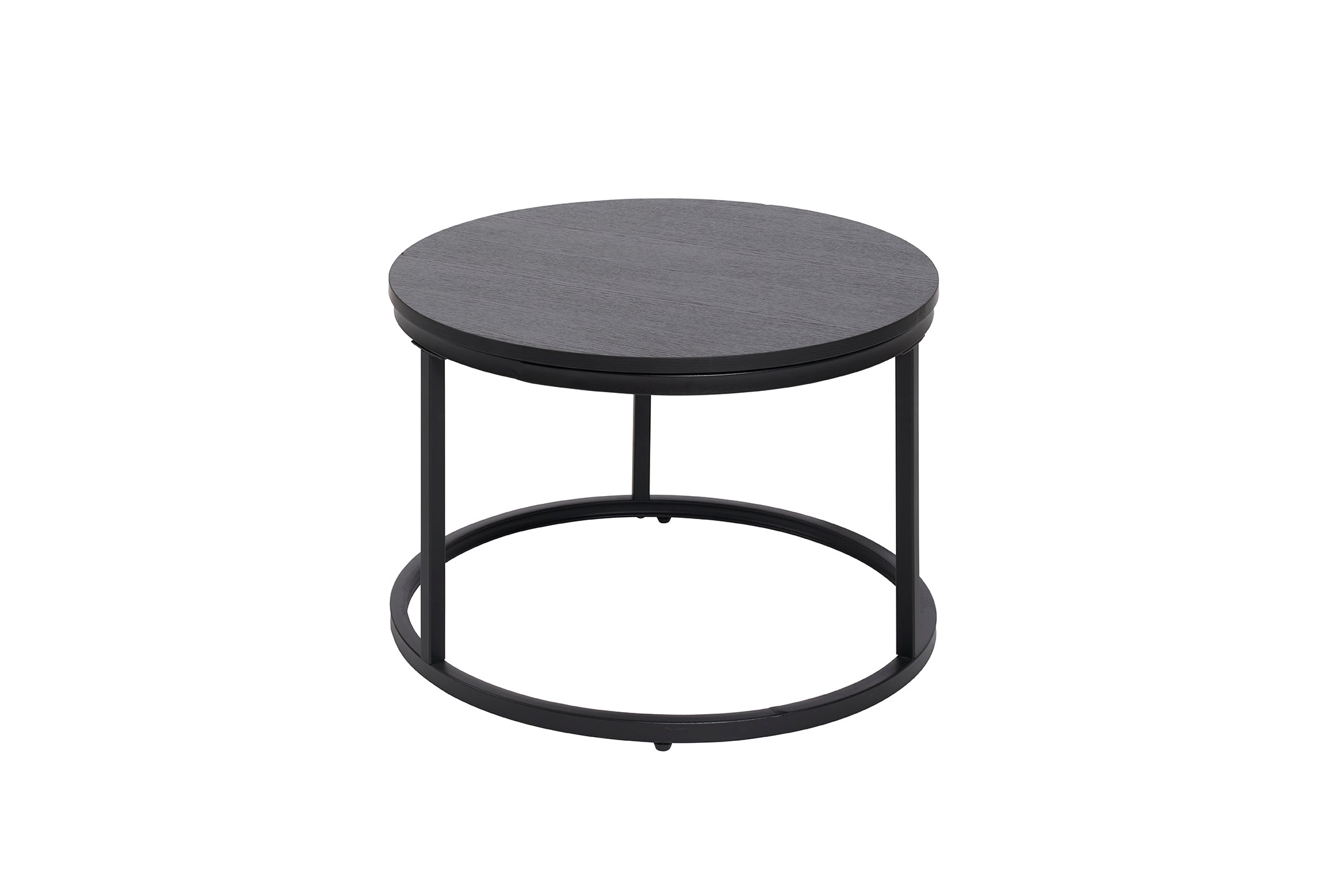 GBO - Bijzettafel Joy - Nero - 70 x H 45/50 x H 38 cm