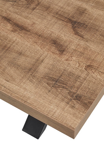 GBO - Salontafel X-poot metal Troy - Beach oak - 130xx65cm