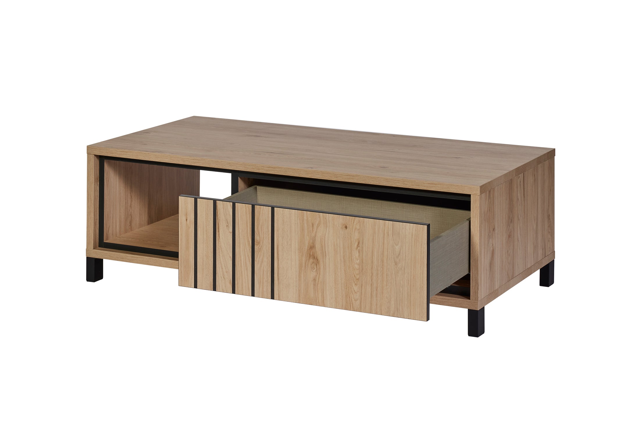 GBO - Salontafel Tyler – 130x45x70 cm – Urban Oak