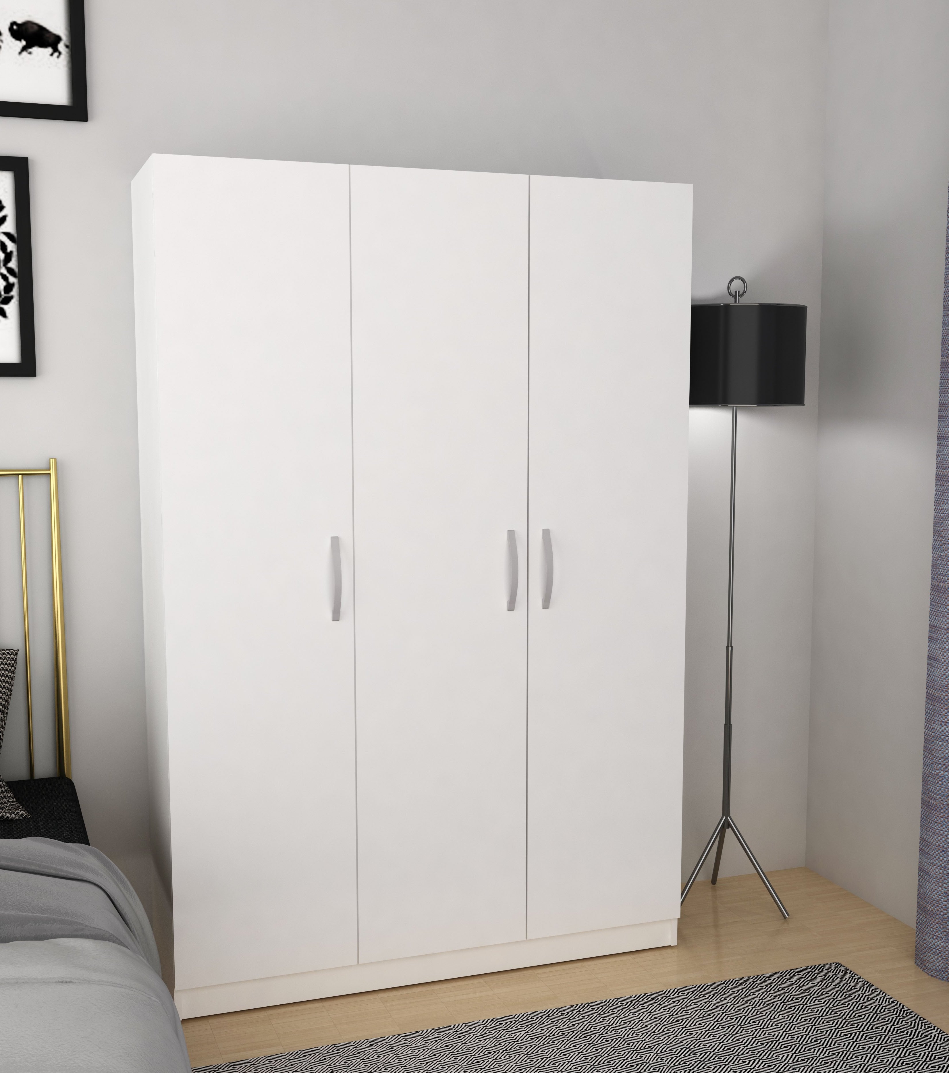 TYC - Armoire - Placard de rangement Elmo - 3 portes tournantes - Blanche Neige - 120x180x40cm