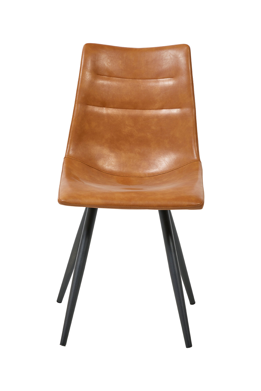 GBO - Eetkamerstoel St1804-4 - PU - Cognac - 36x45x55cm