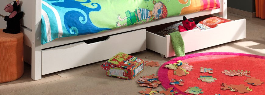 SCOTT familiebed met 2 lades.