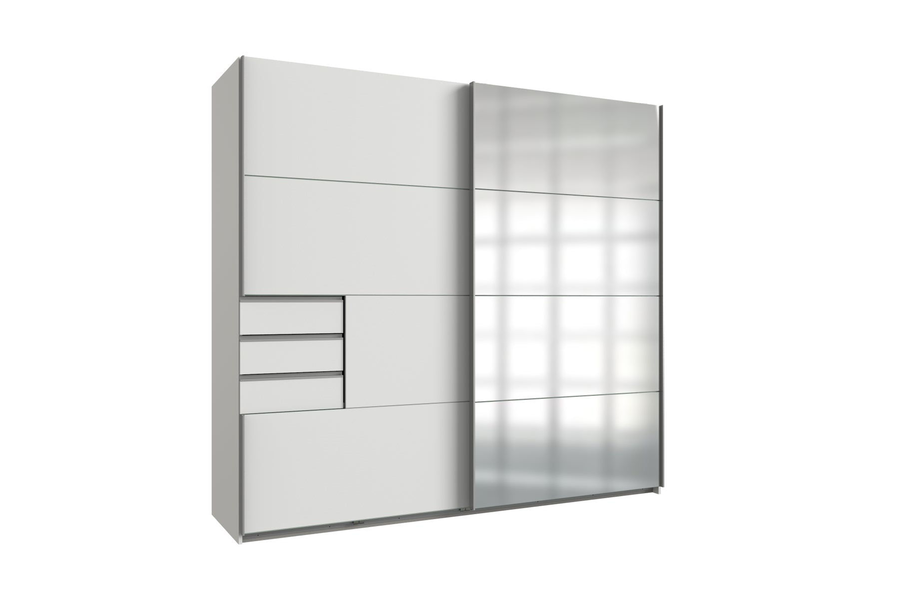 Wimex - Kleerkast Saigon - E56640 - Wit - 225x208x64cm