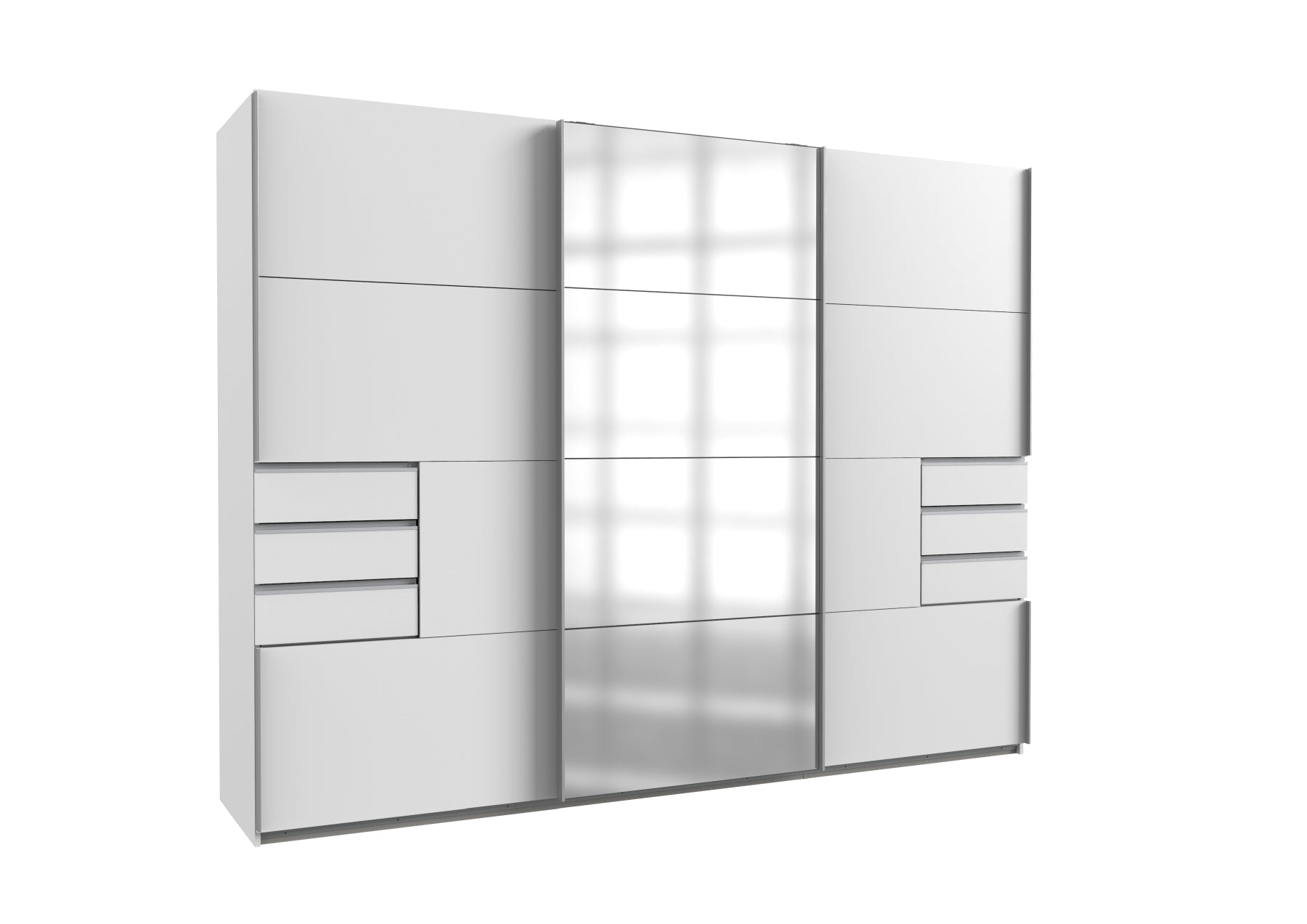 Wimex - Kleerkast Saigon - E56641 - Wit - 270x208x64cm