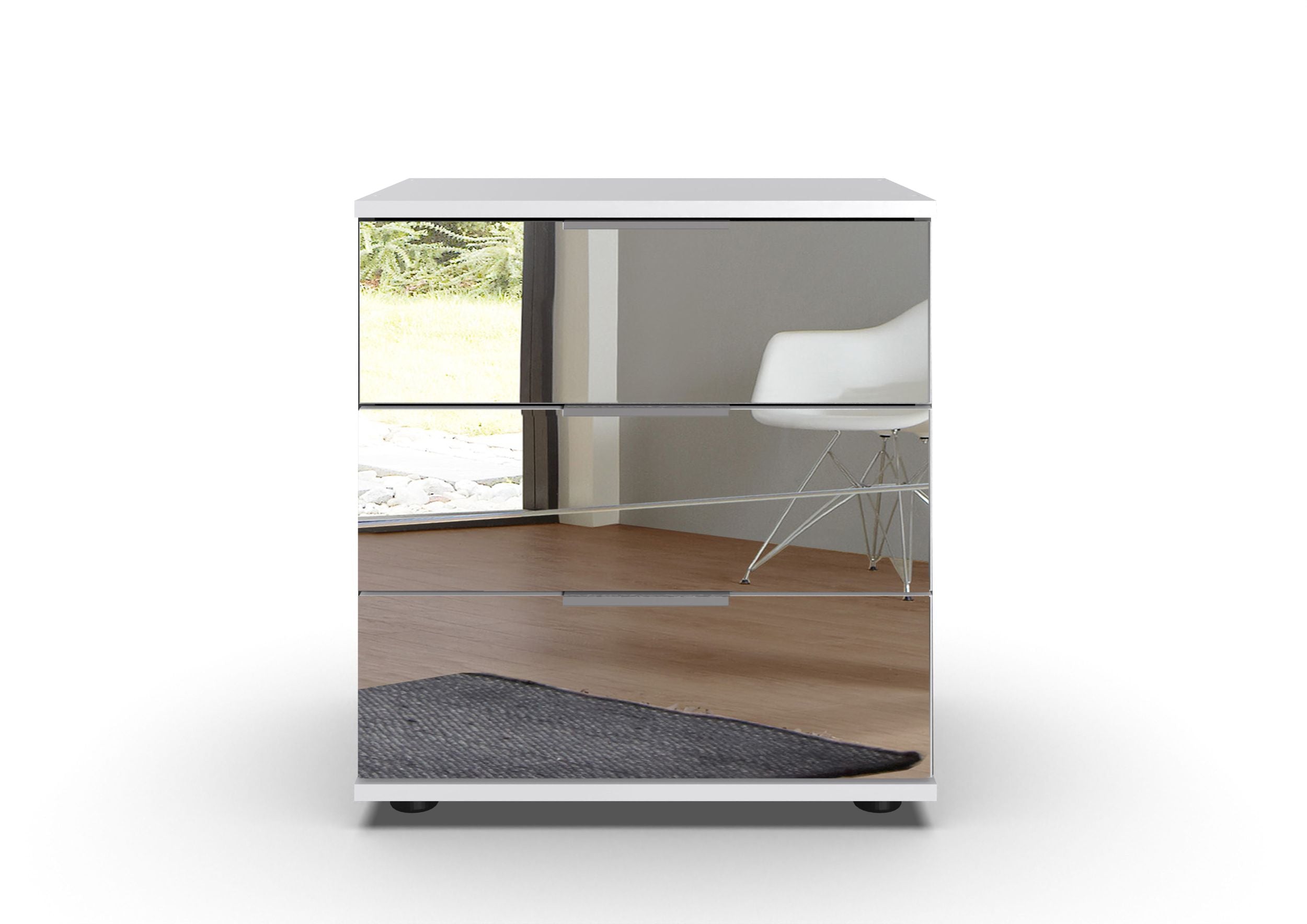 Wimex - Nachtkastje Saigon - E56703 - Wit - 52x58x38cm