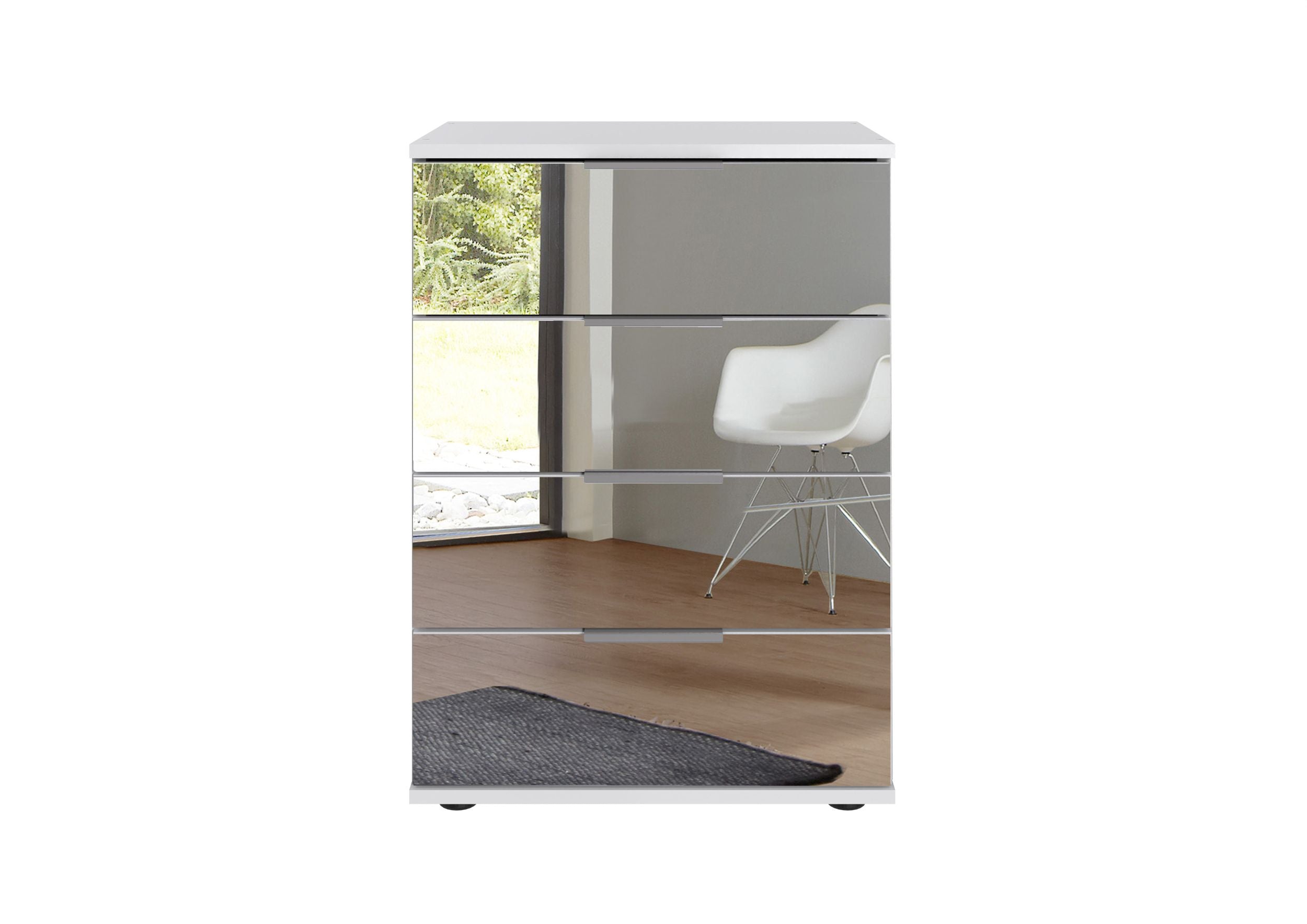 Wimex - Nachtkastje Saigon - E56765 - Wit - 52x74x38cm