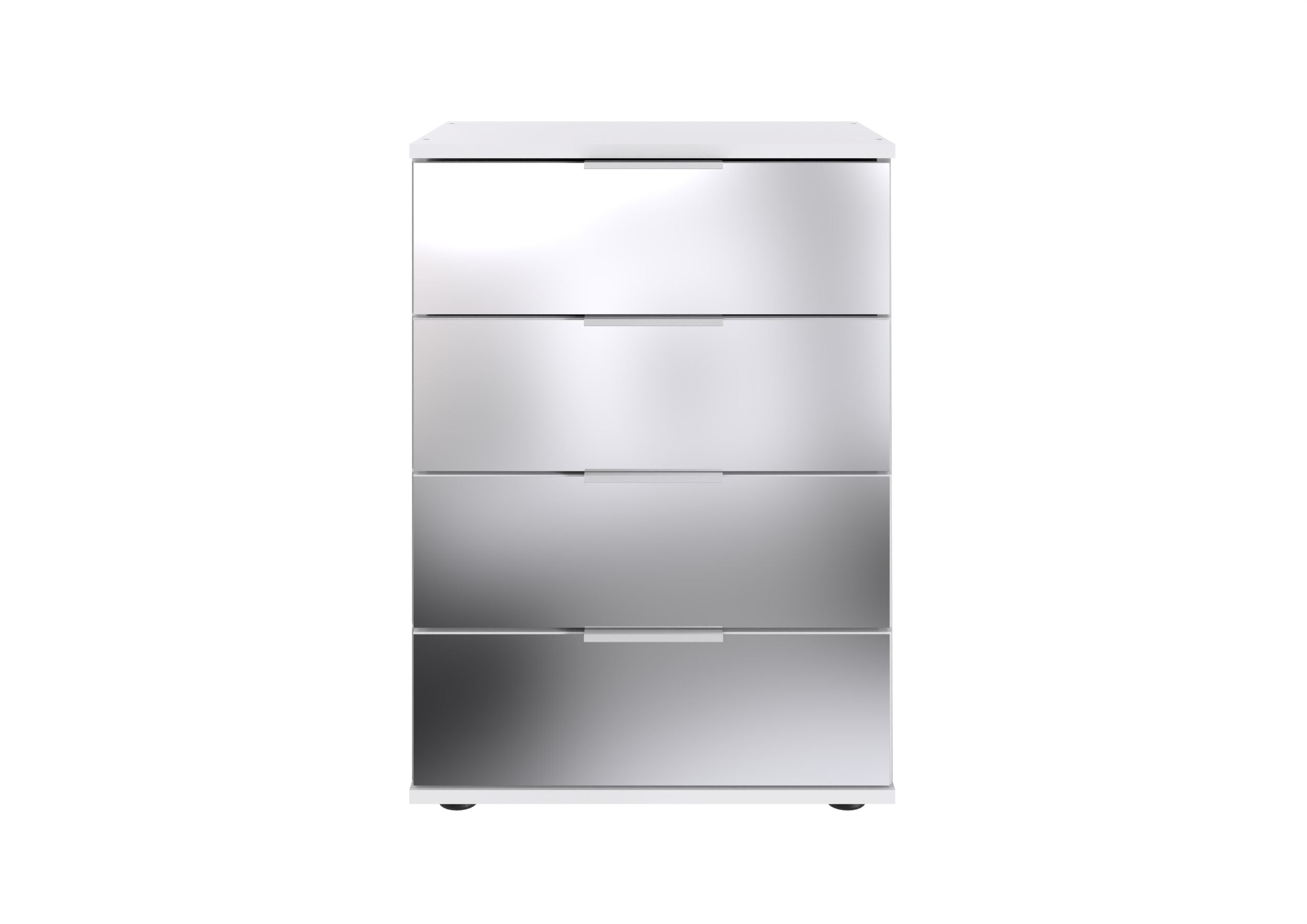 Wimex - Nachtkastje Saigon - E79765 - Wit/Glas - 52x74x38cm