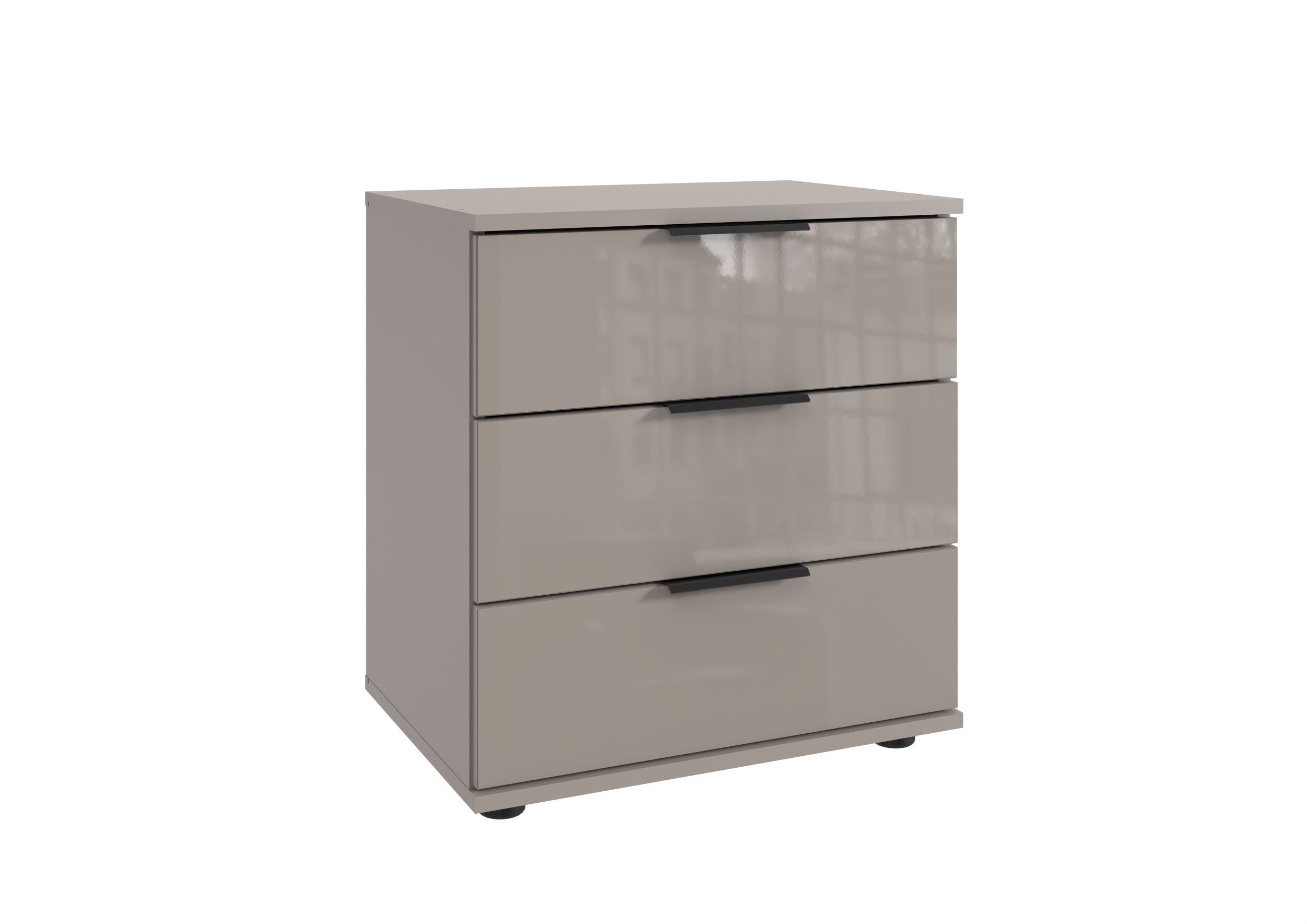 Wimex - Nachtkastje Saigon - M20703 - Sahara Grijs/Glas - 52x58x38cm
