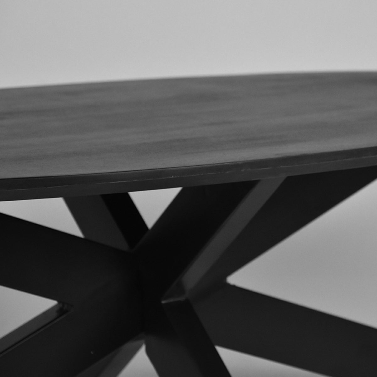 LABEL51 Salontafel Zion - Zwart - Mangohout