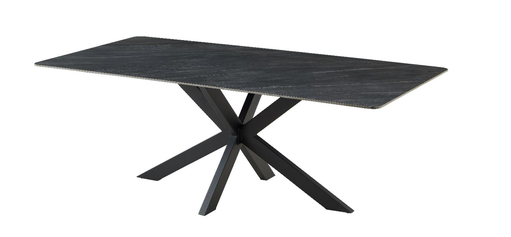 TYC - 190cm Ash Grey - 12mm Eettafel - Keramisch - 190x76x95cm