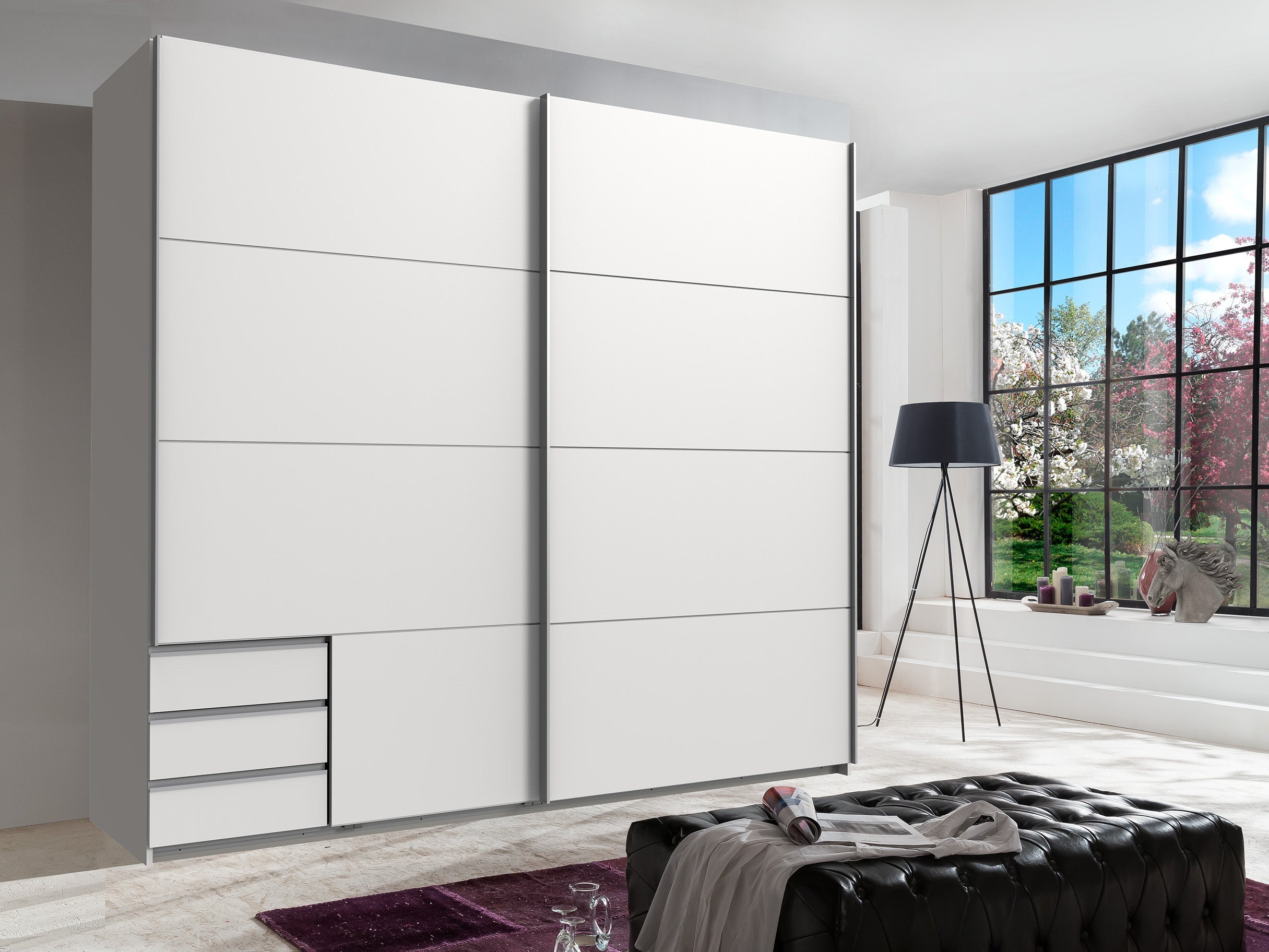 Wimex - Kleerkast Seattle - E21635 - Wit - 225x208x65cm