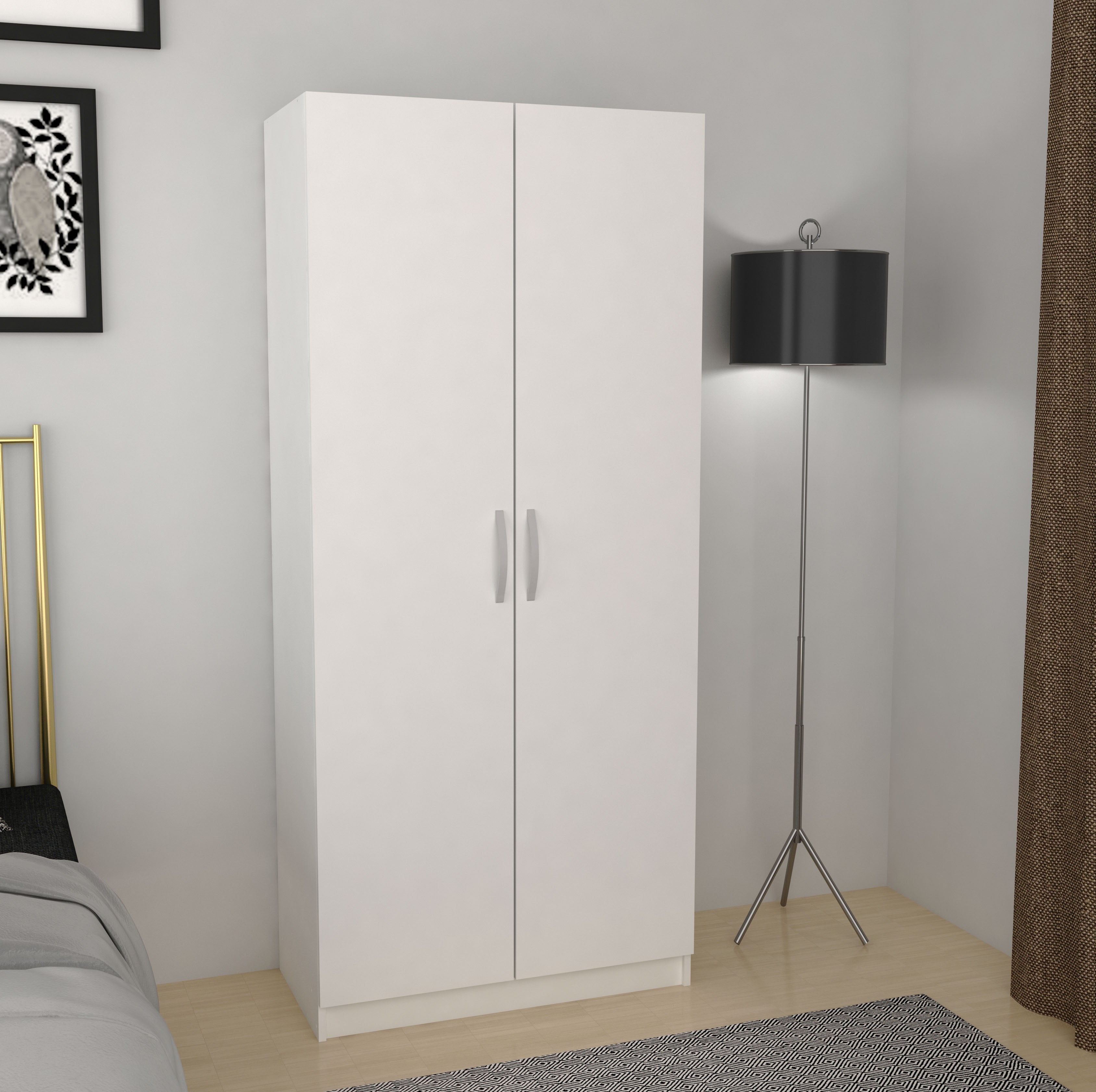 TYC - Armoire - Placard de rangement Elmo - 2 portes tournantes - Blanche Neige - 80x180x50cm