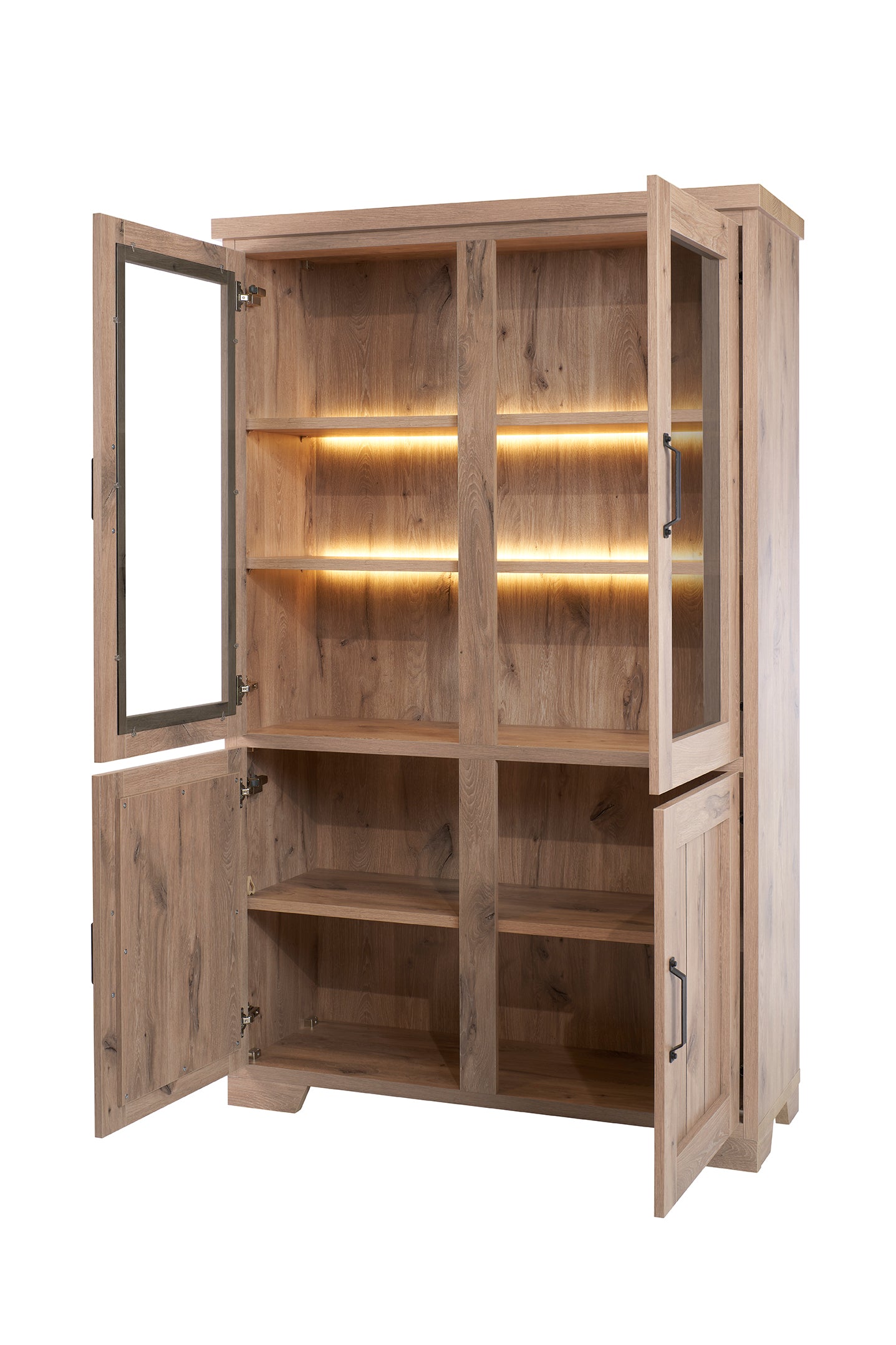 GBO - Vitrine avec éclairage Syrco - 120x195x48 cm