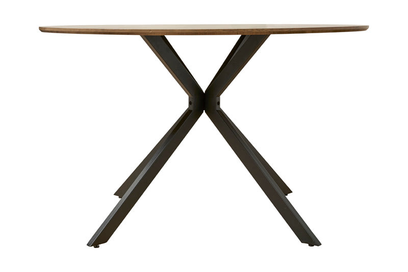 GBO - Table de salle à manger Joy - Ronde - Chêne Alaska - 120x76 cm