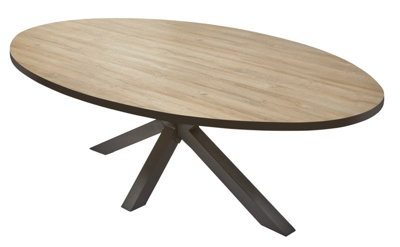 GBO - Table de salle à manger TF2005 - Ovale - Chêne français - Tropix - 230 x 119 x 76 cm