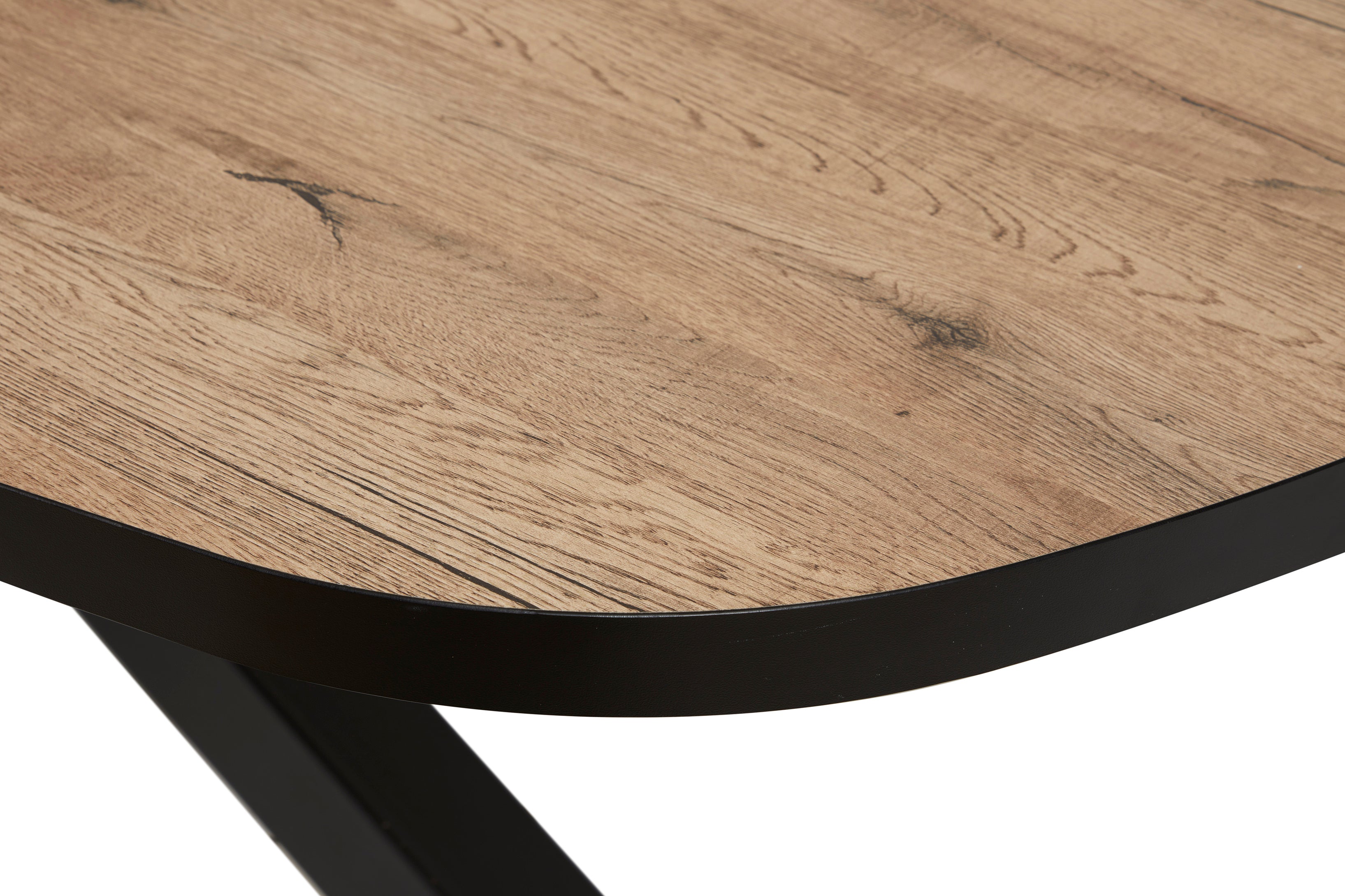 GBO - Table de salle à manger Titus Ovale – 230x119x76 cm – Chêne français