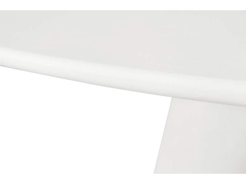 GBO – Table ovale Cementex – Couleur blanche – TF2402 – 200 x 110 x 74 cm
