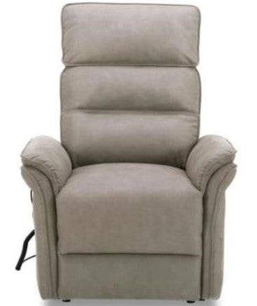 GBO - Fauteuil relax Mandelieu - Tissu gris - 75x92xh105 cm