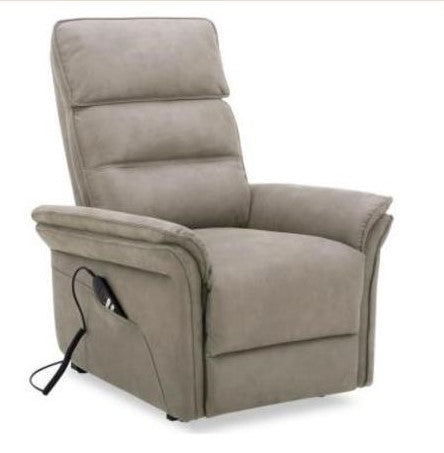 GBO - Fauteuil relax Mandelieu - Tissu gris - 75x92xh105 cm