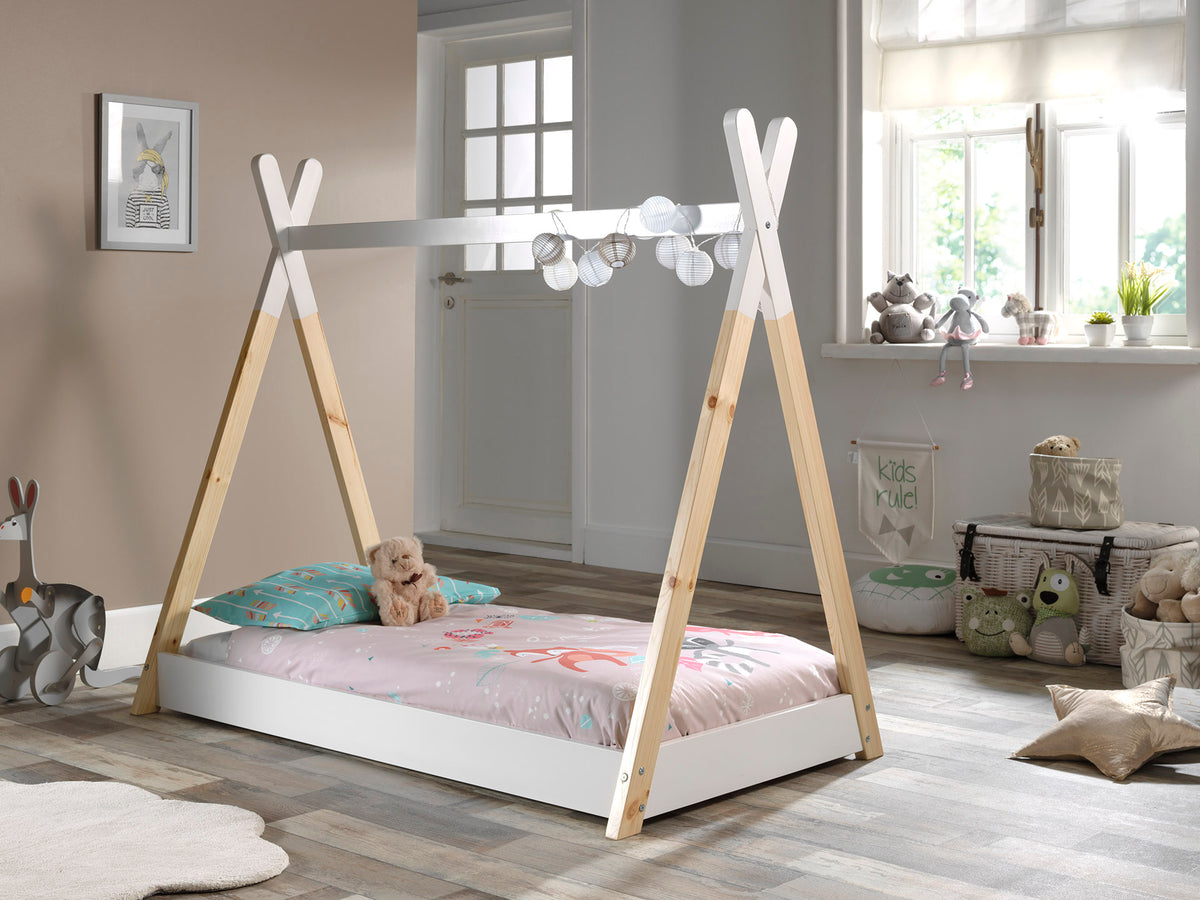 Tipi bed 70 x 140 cm wit *