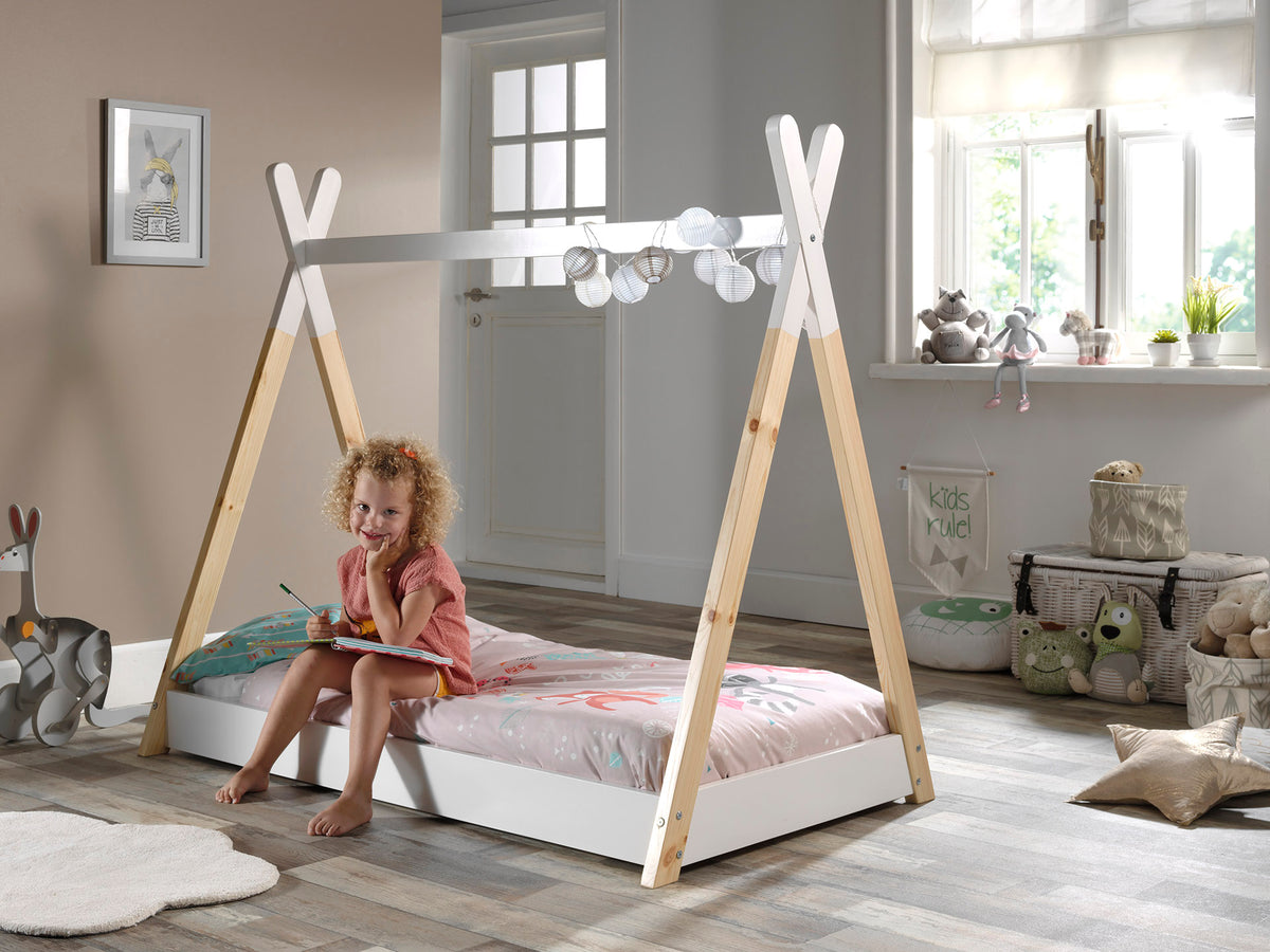 Tipi bed 70 x 140 cm wit *