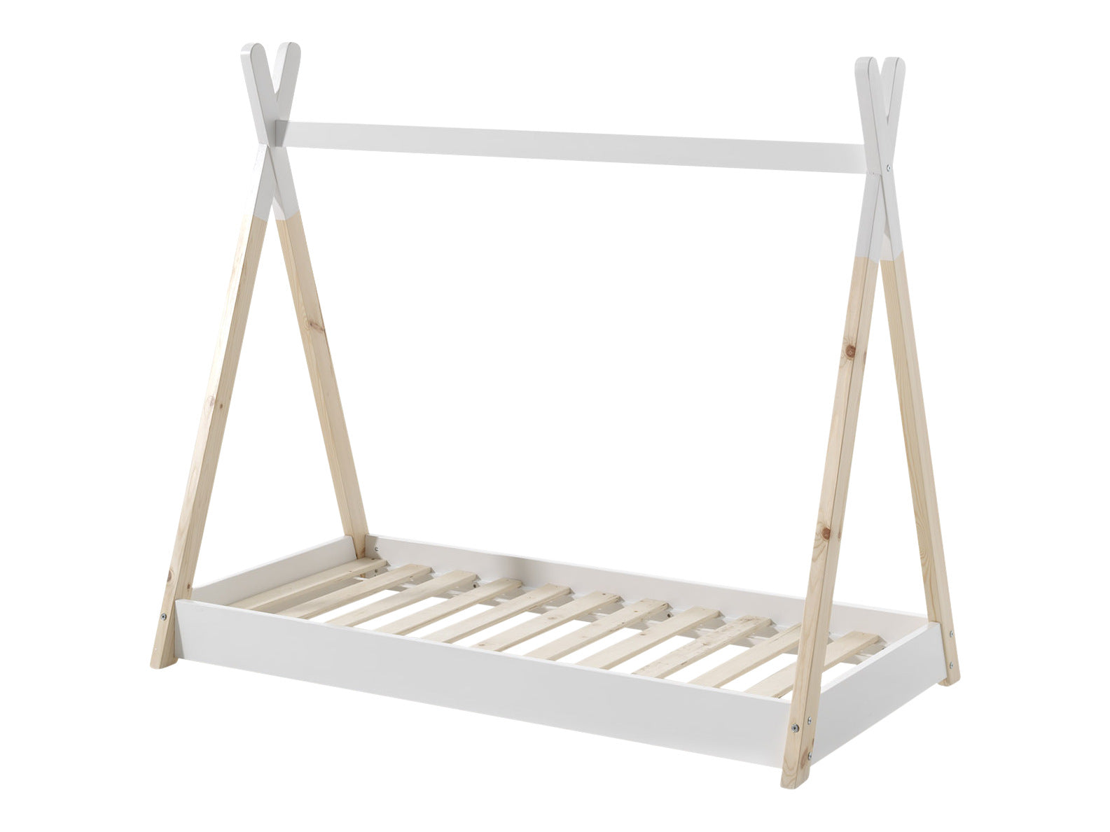 Vipack - Juniorbed Tipi - TIBE7014 - Natuur/Wit - 1460x1304x845cm